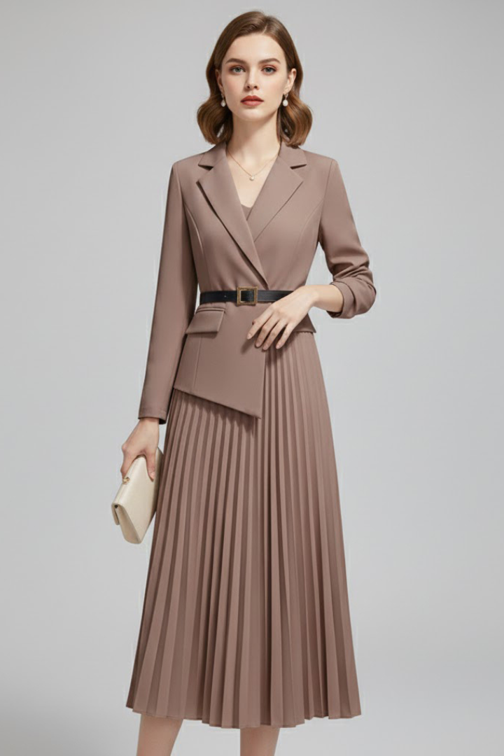 Women’s Blazer Dress with Belt