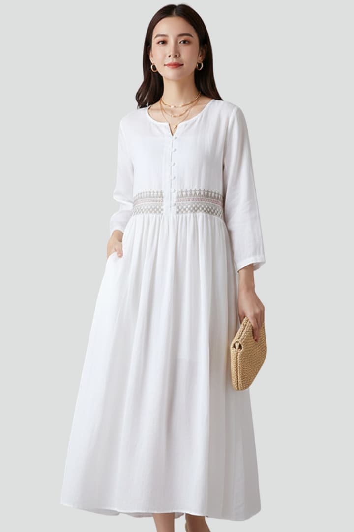 Women’s Boho Dress with Relaxed Fit