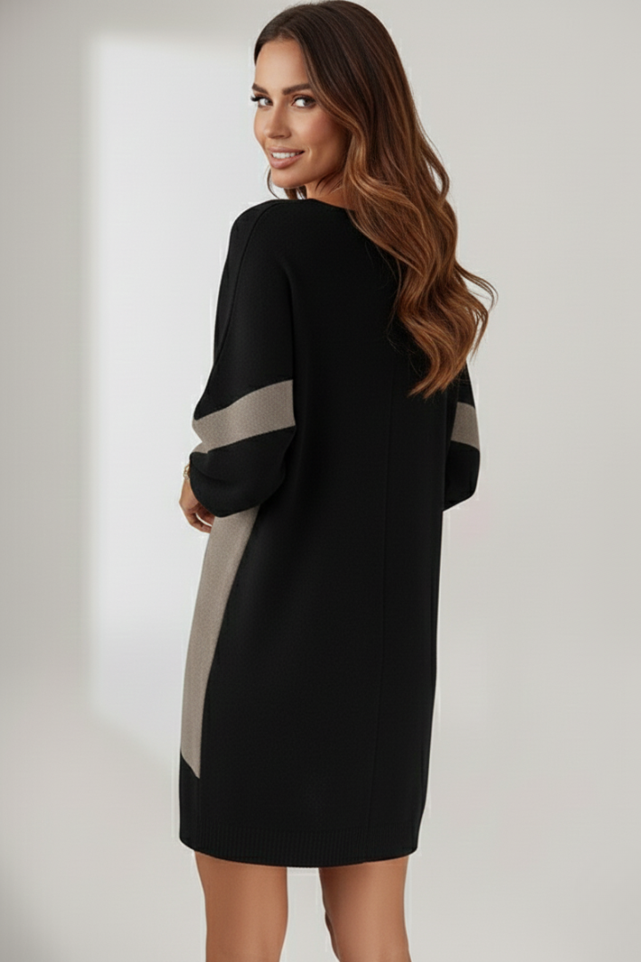 Women’s Dress with Short Sleeves and Loose Fit