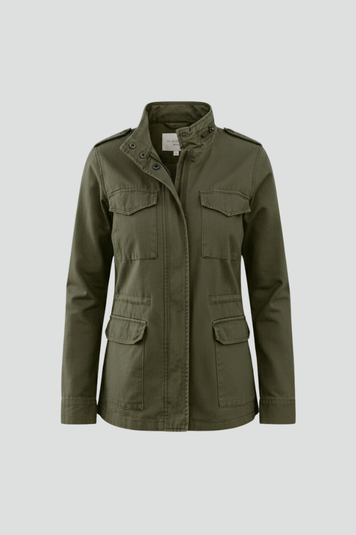 Women’s Jacket with Buttons and Pockets