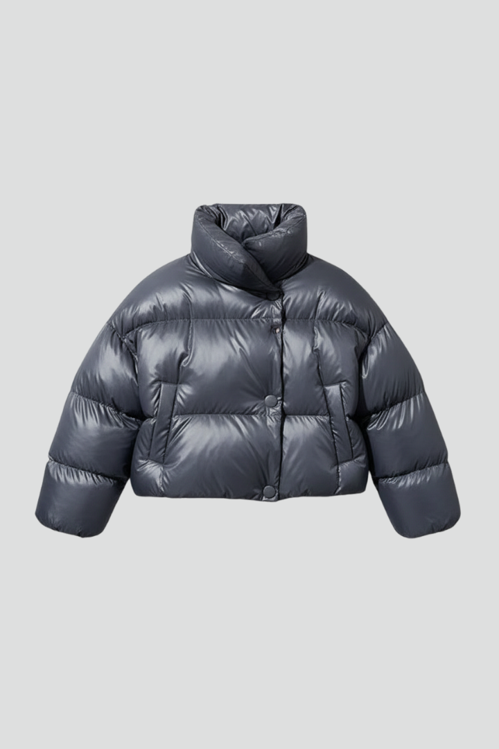 Women’s Jacket with Hood and Zip Closure