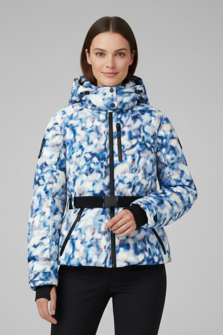 Women’s Jacket with Hood and Zipped Pockets