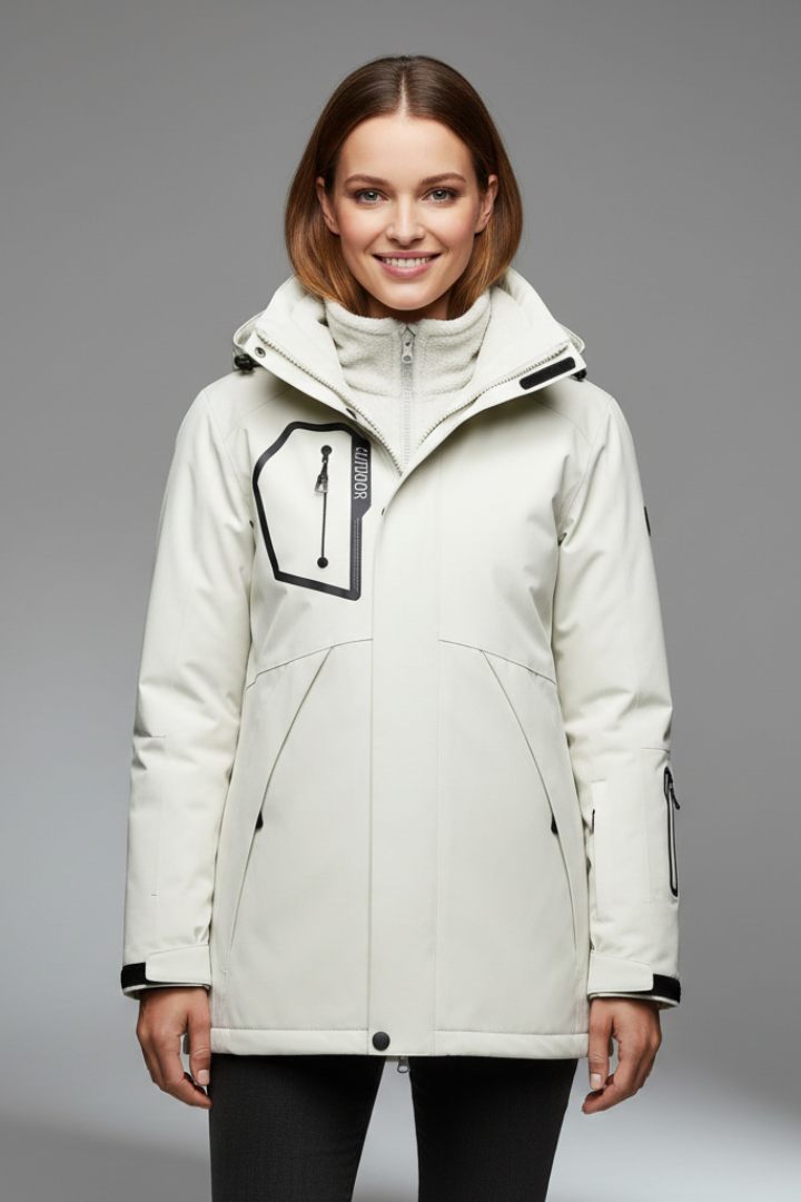 Women’s Jacket with Zipper and Lining