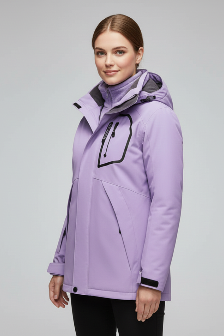 Women’s Jacket with Zipper and Lining