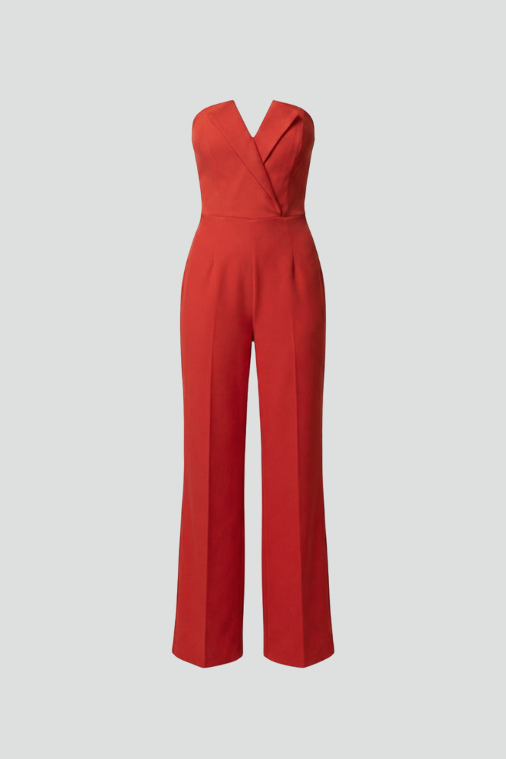 Women’s Jumpsuit with Halter Neck and Wide Legs
