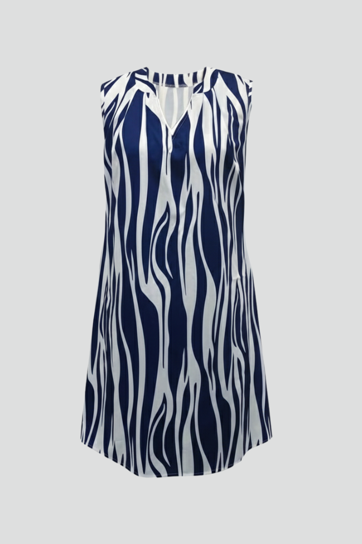 Women’s Mini Dress with Sleeveless Cut