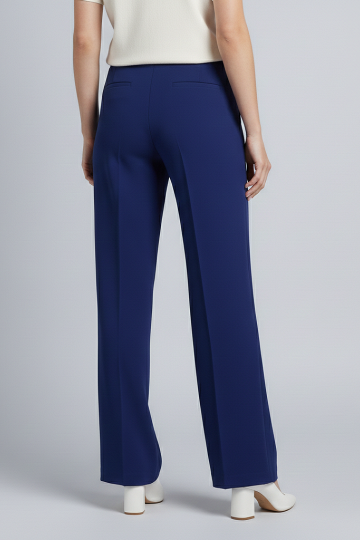 Women’s Palazzo Trousers with High Waist and Pleats