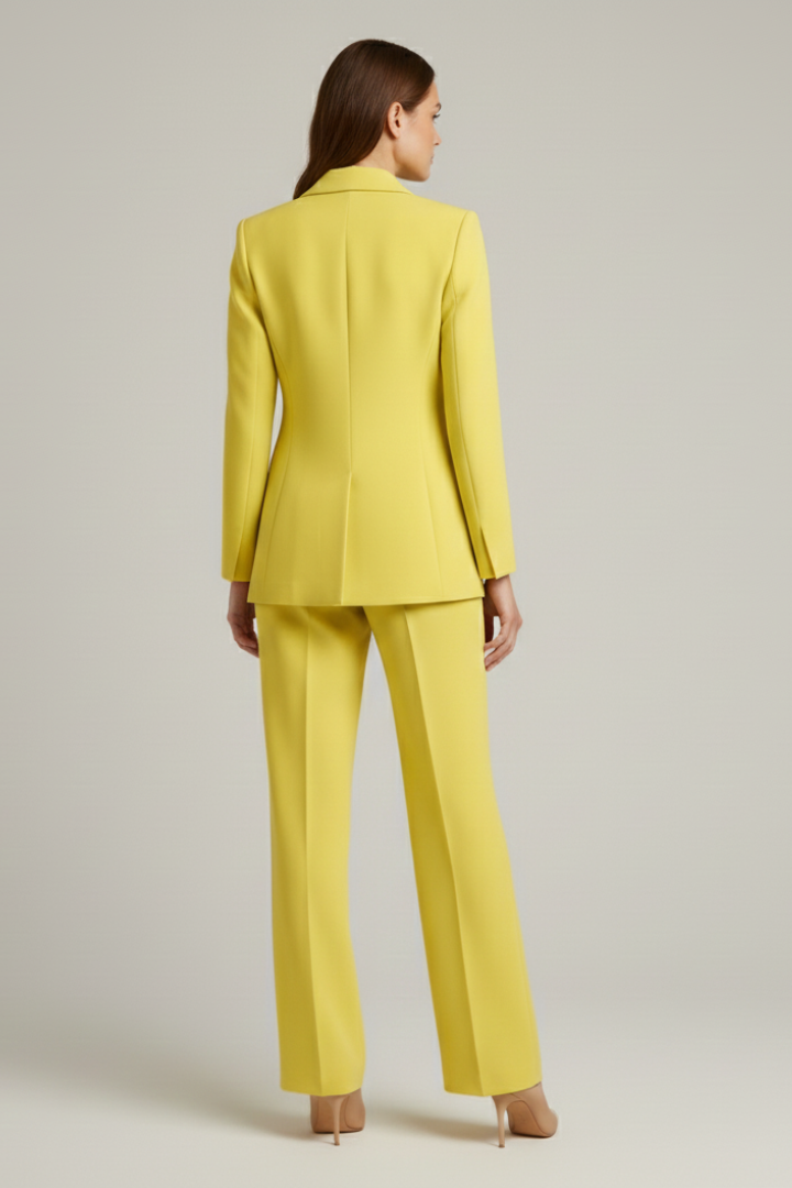 Women’s Suit with Jacket and Wide-Leg Pants