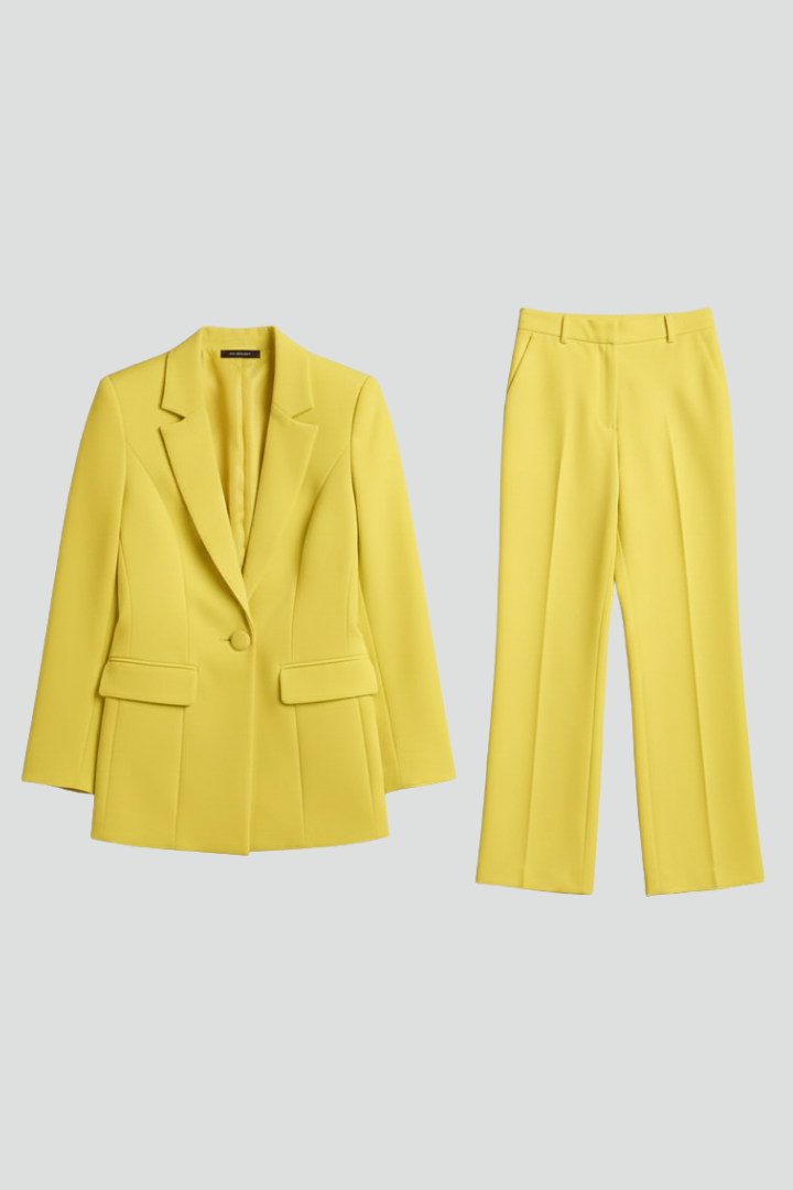 Women’s Suit with Jacket and Wide-Leg Pants