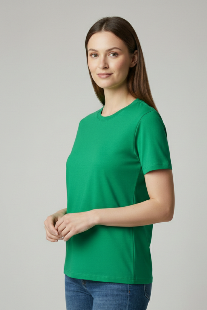 Women’s T-Shirt with Crew Neck and Short Sleeves