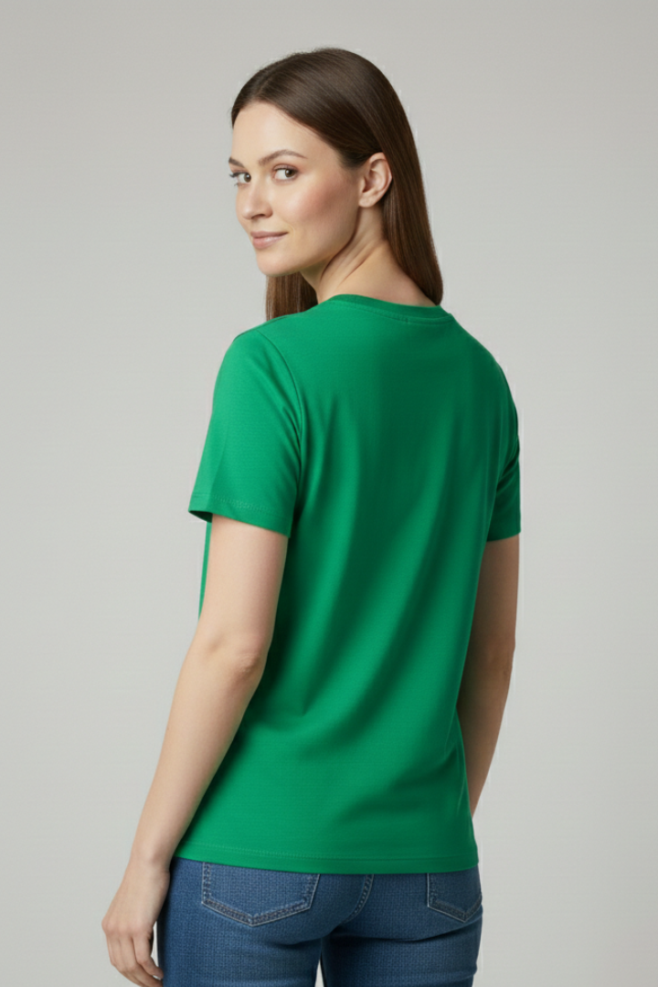 Women’s T-Shirt with Crew Neck and Short Sleeves