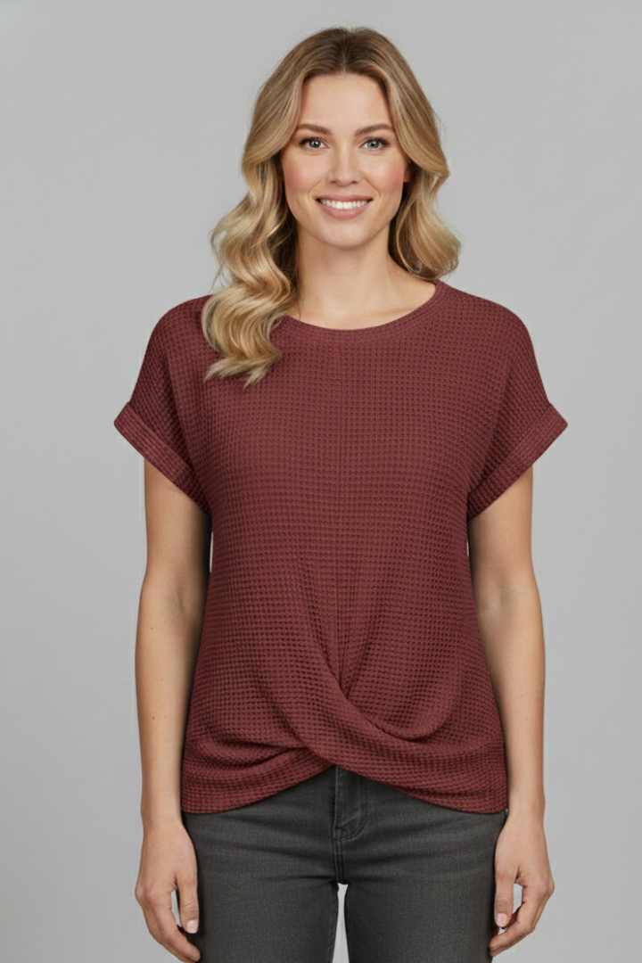 Women’s T-Shirt with Round Neck and Short Sleeves