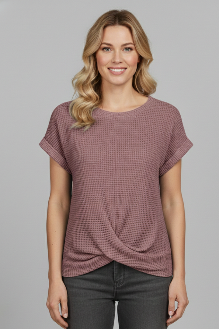 Women’s T-Shirt with Round Neck and Short Sleeves