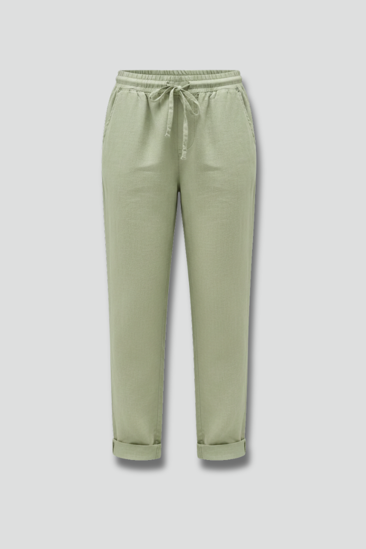 Women’s Trousers with Drawstring Waist and Side Pockets