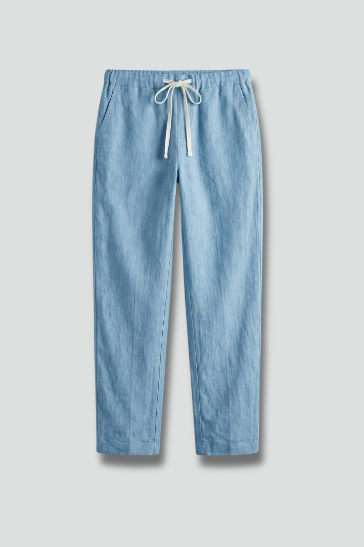 Women’s Trousers with Drawstring Waist and Side Pockets