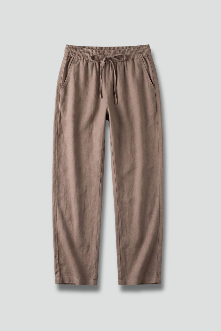 Women’s Trousers with Elastic Waist and Side Pockets
