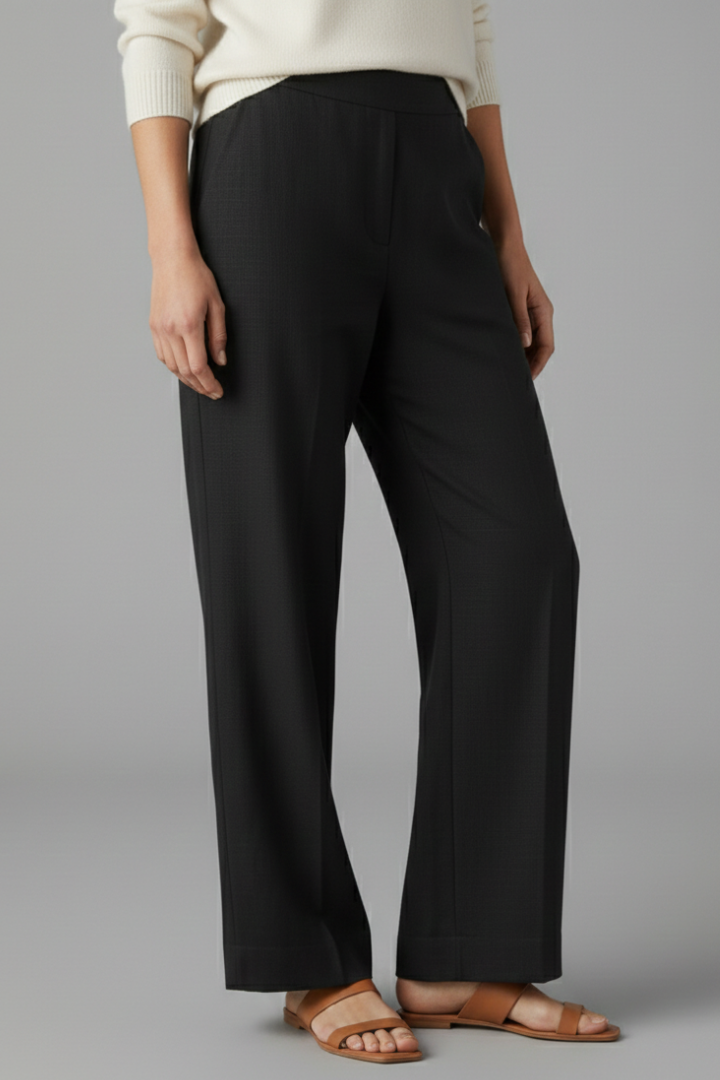 Women’s Trousers with Elastic Waist and Side Pockets