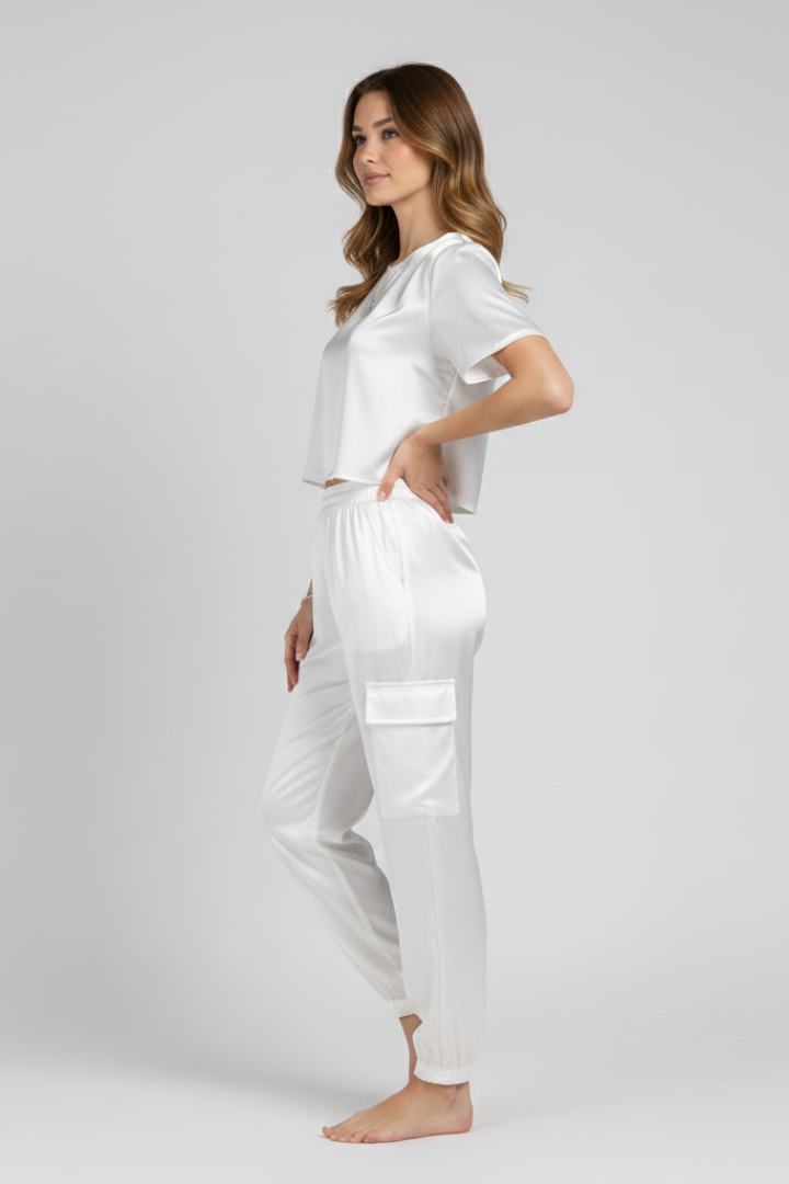 Women’s Two-Piece Set with Sweater and Trousers