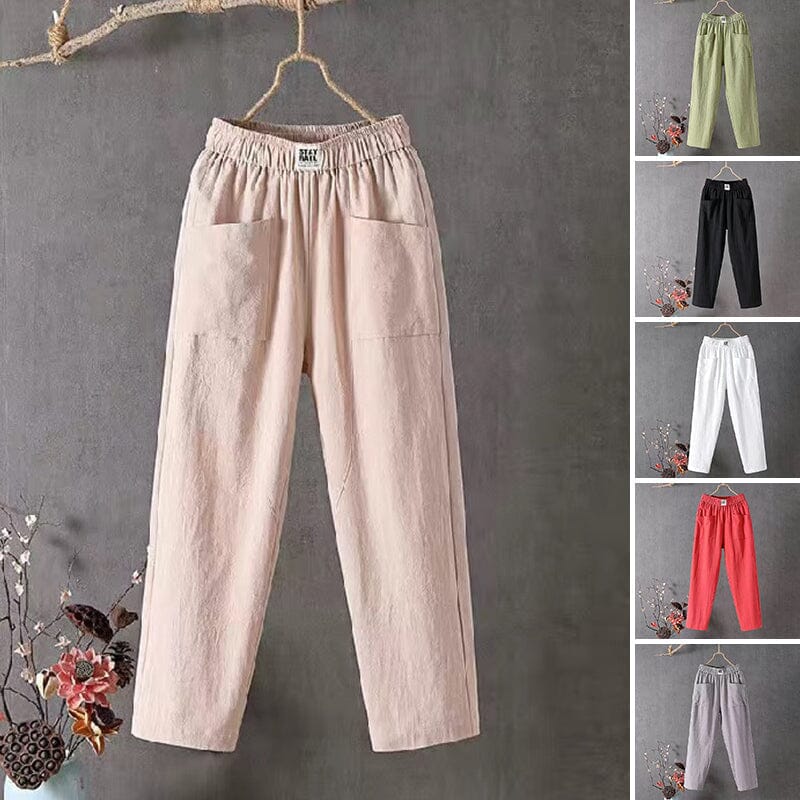 Ashley | Relaxed Fit White Pants