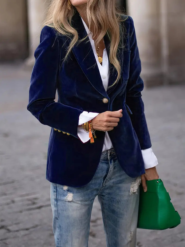 JULIA | ELEGANT VELVET BLAZER