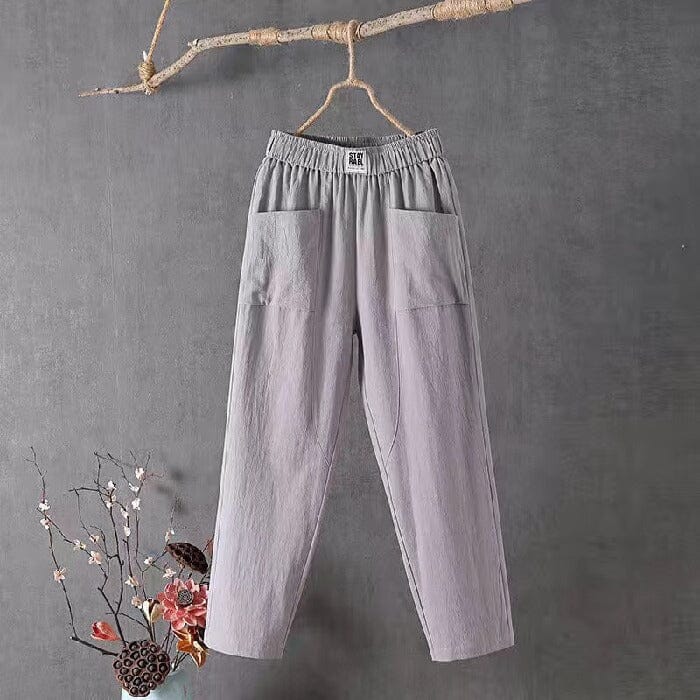 Ashley | Relaxed Fit White Pants