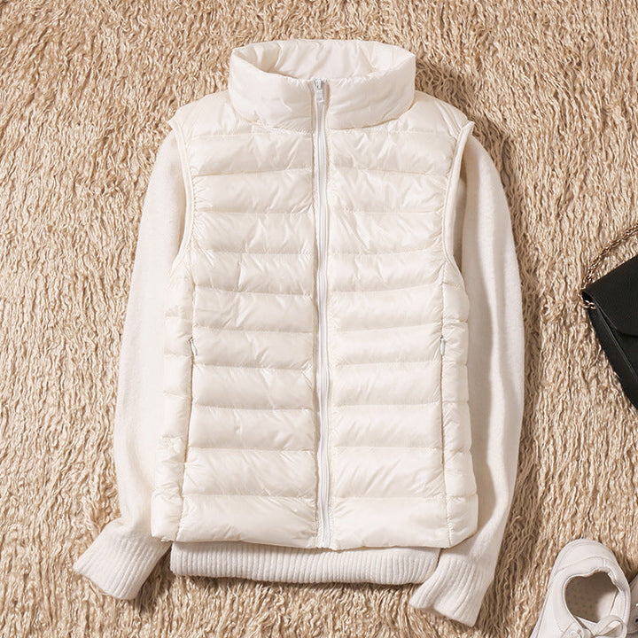 Isa Waterproof Vest with White Duck Down