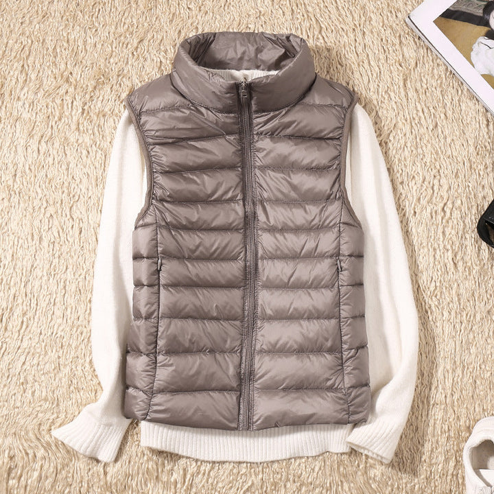 Isa Waterproof Vest with White Duck Down