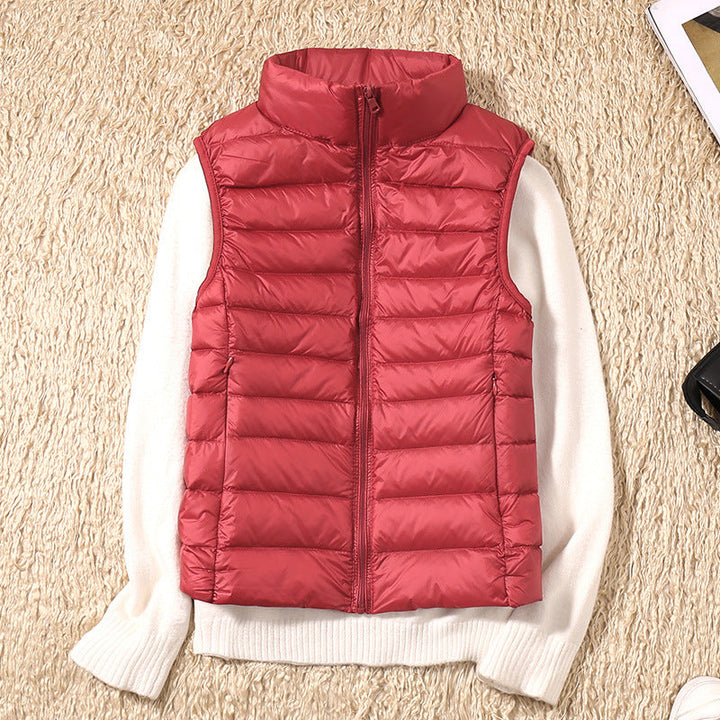Isa Waterproof Vest with White Duck Down