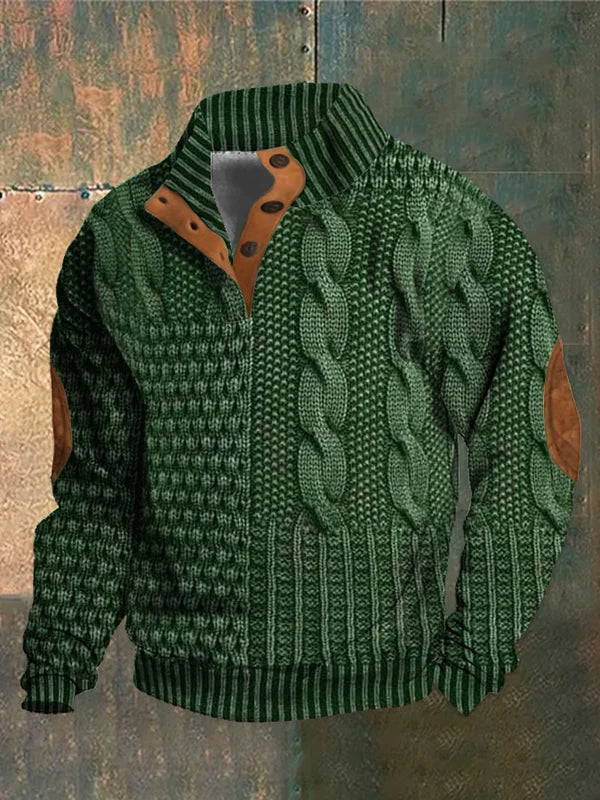 Archie | Stylish Cable Knit Zip-Up Jacket