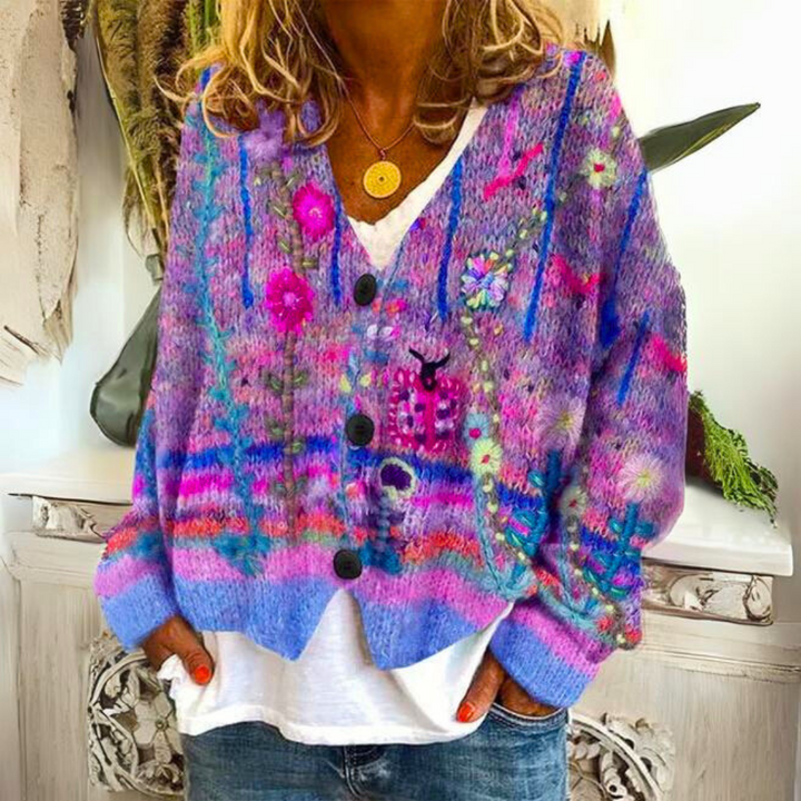 Callie | Stylish Floral Cardigan