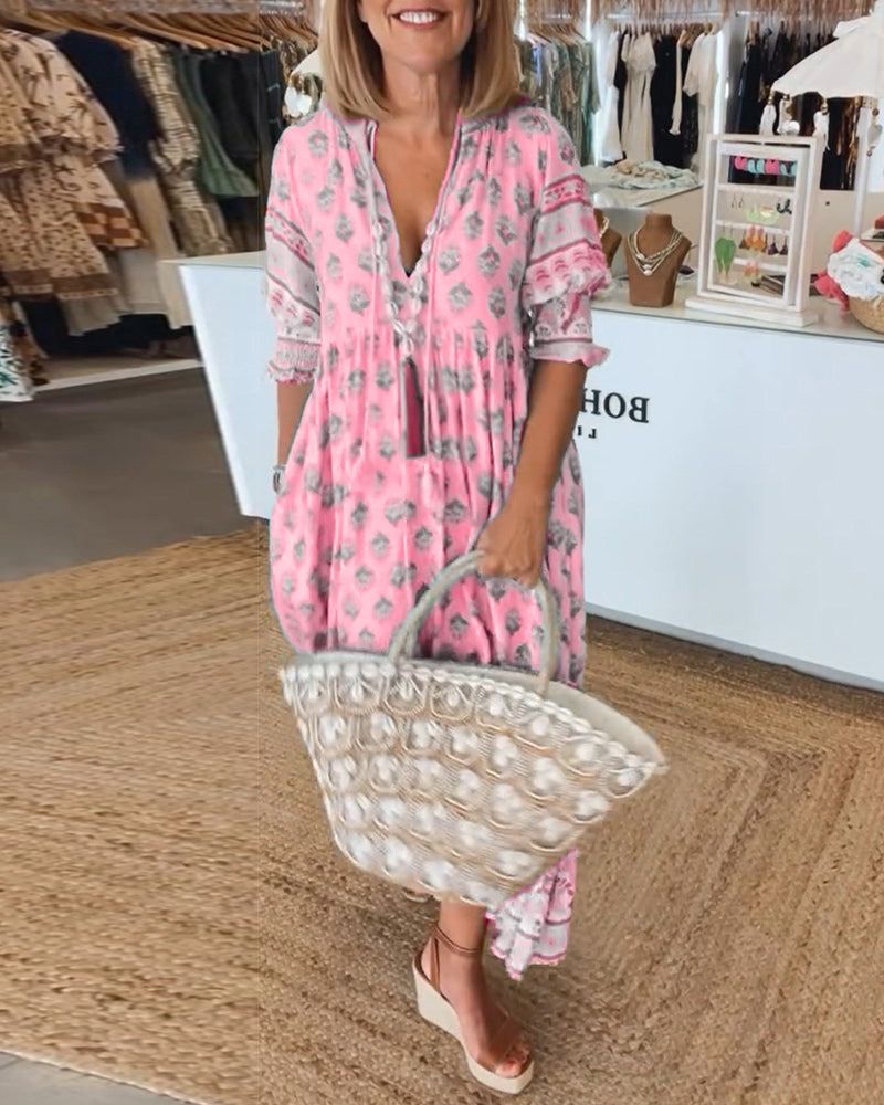 Alma | Patterned Dress That Makes You Feel Lively