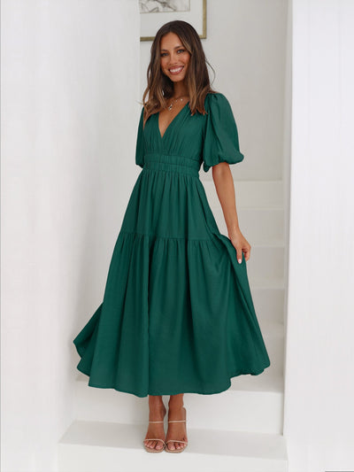 Natalie™ - Ruffle Midi Dress