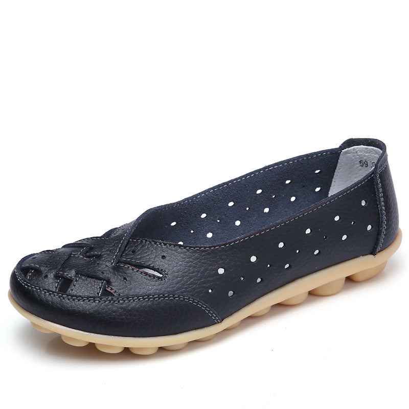 Eliana™ - Ultra comfortable ballerina shoes in leather