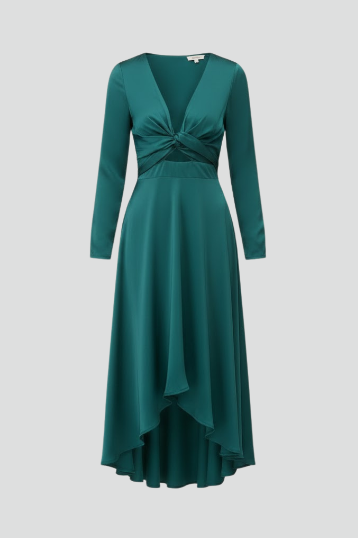 Women’s Midi Dress with Front Tie