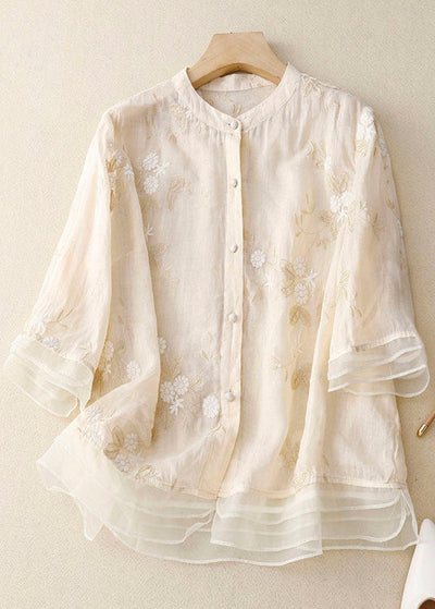 Eloise™- Embroidered Cotton Blouse