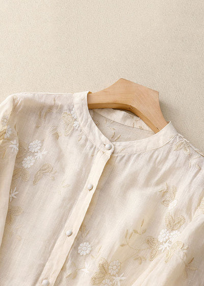 Eloise™- Embroidered Cotton Blouse