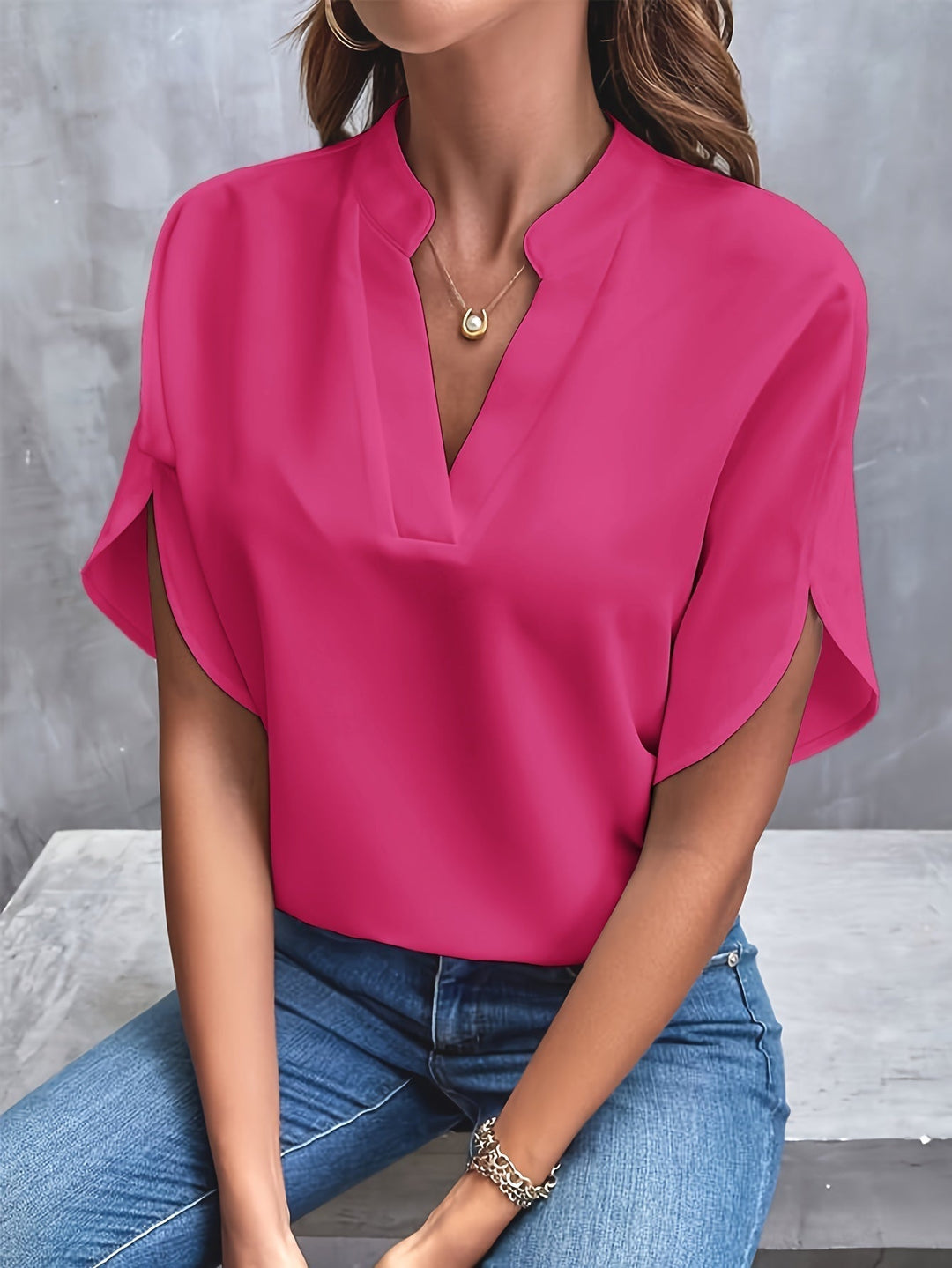 Billie | Timeless V-Neck Blouse