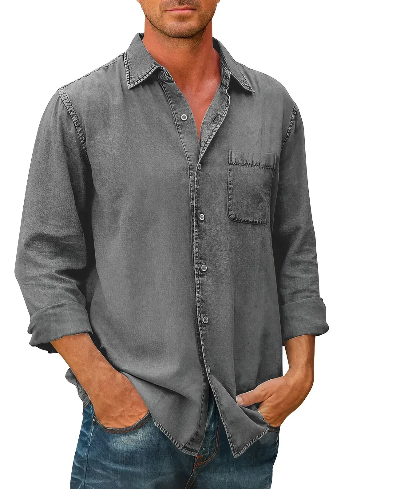 Mason | Casual Long-Sleeve Shirt