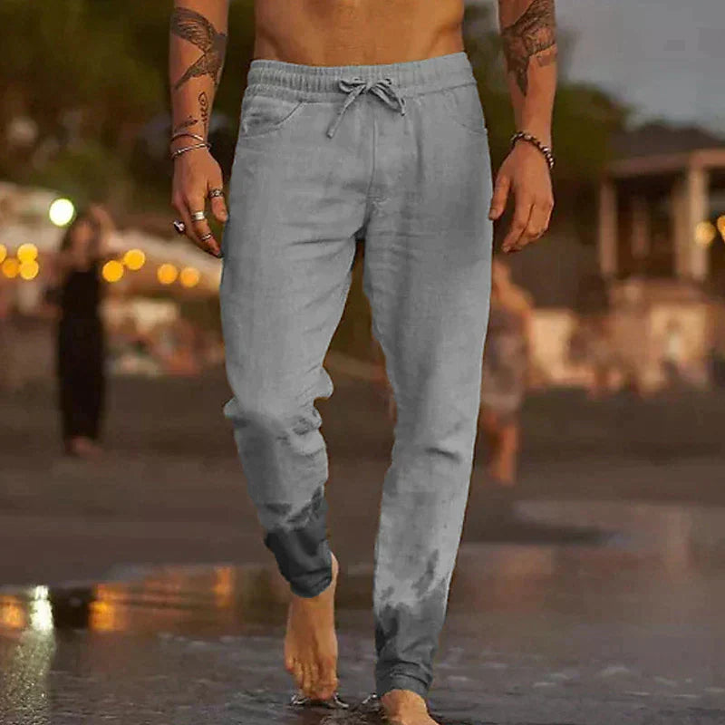 Adrian | Relaxed Fit Linen Pants