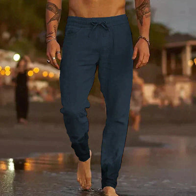 Adrian | Relaxed Fit Linen Pants