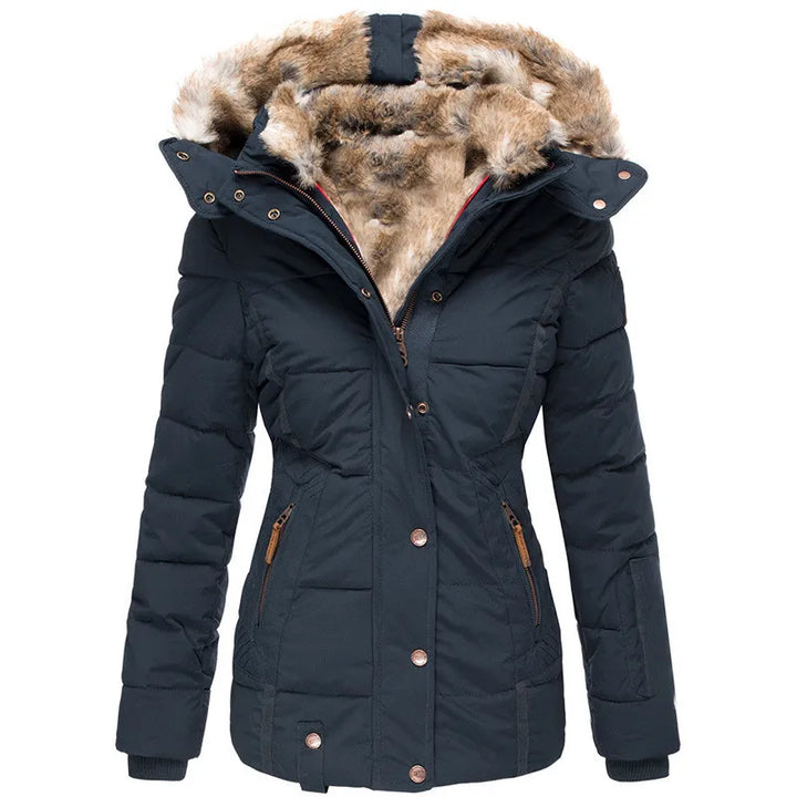 Abigail | Elegant Fur-Lined Winter Jacket