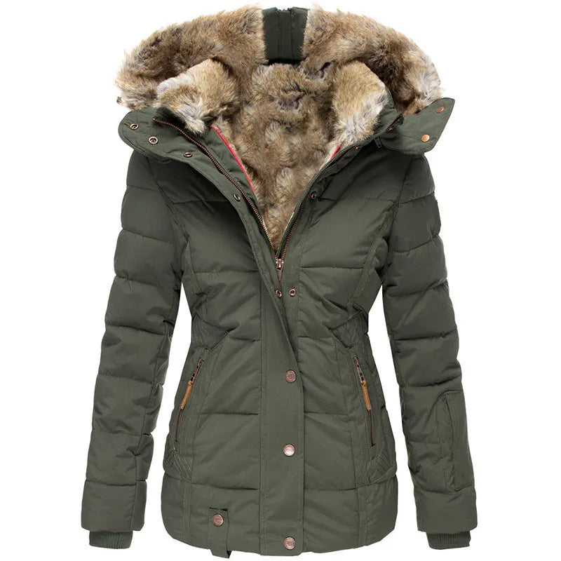 Abigail | Elegant Fur-Lined Winter Jacket