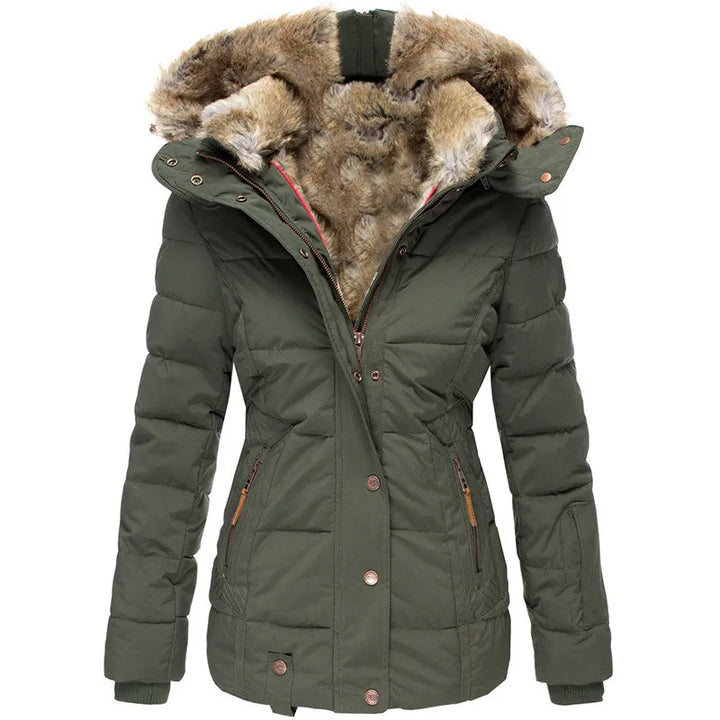 Abigail | Elegant Fur-Lined Winter Jacket
