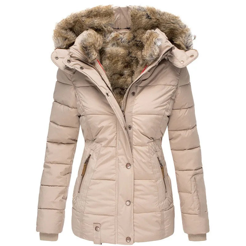 Abigail | Elegant Fur-Lined Winter Jacket