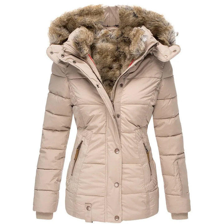 Abigail | Elegant Fur-Lined Winter Jacket