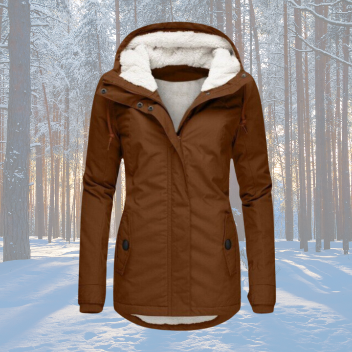 Naomi | Fleece Lined Hooded Parka Jacket