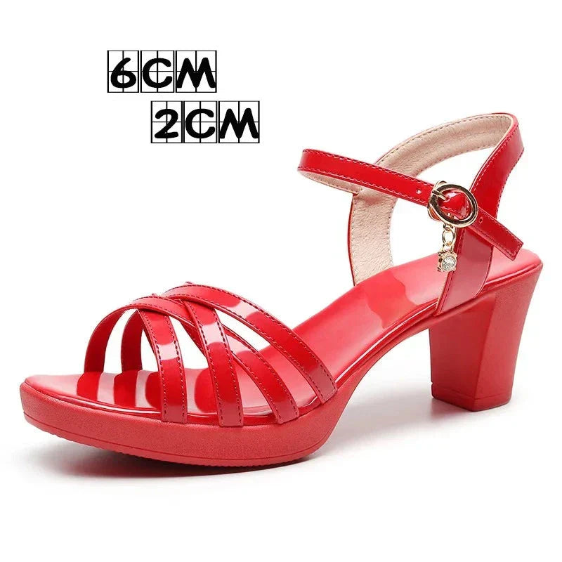 Ophelia™ - Orthopedic Sandals Stylish Open Toe High Heels for Women Summer Comfort