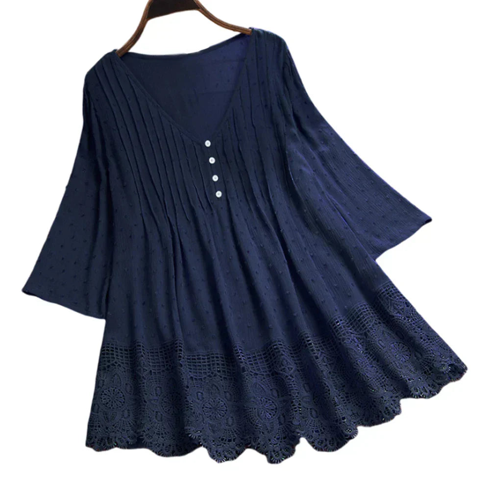 Caroline | Elegant Whisper Boho Blouse
