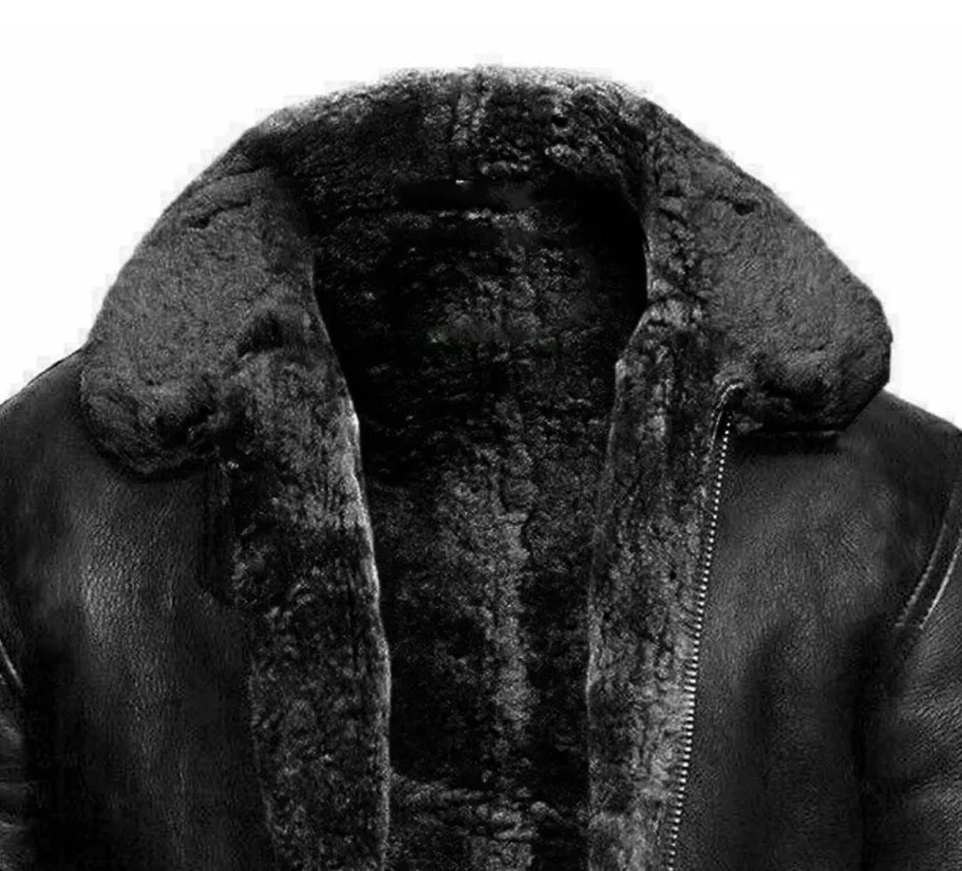 Anker | Stylish Shearling Aviator Jacket