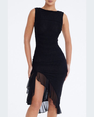 Hailee™ Ruffle Midi Dress